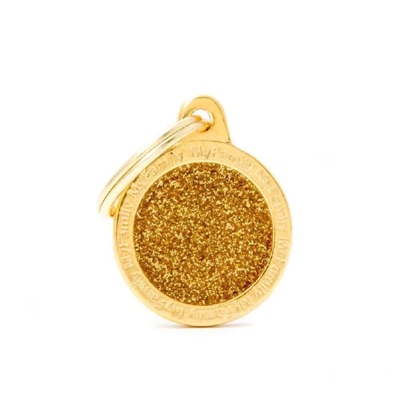  . **Dog chest harness is anti-breakaway**Shine Gold Small Circle