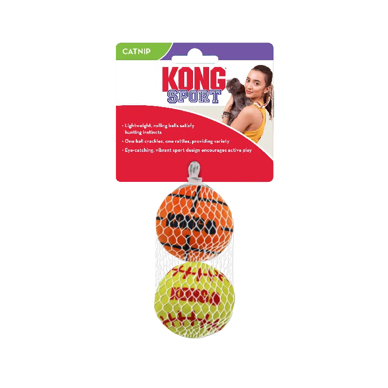 - How to choose pet toysKONG Cat Toys CAT SPORT BALLS 2-PK ASSORTED