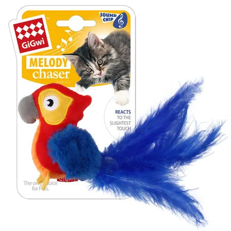 - Bird toy recommendationsGiGwi Cat Toy - Melody Chaser Parrot Cat Toy