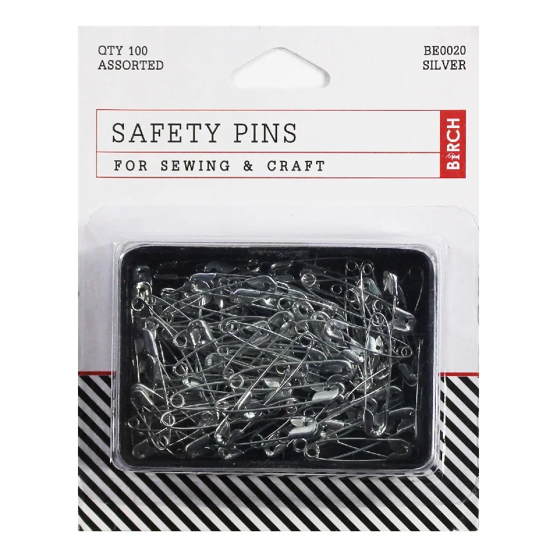  . **Pet clothes are thickened in winter**Safety Pins 100 Pack Silver BE0020