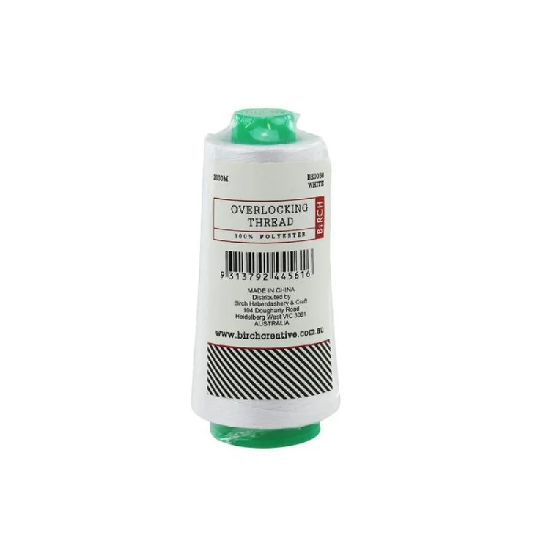   . **Cat collar bell model**Overlocking Thread Polyester Cone 2000m White BE0058