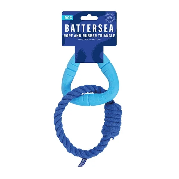 - Pet toy DIY tutorialsRosewood Dog Toy Battersea Rope and Rubber Triangle