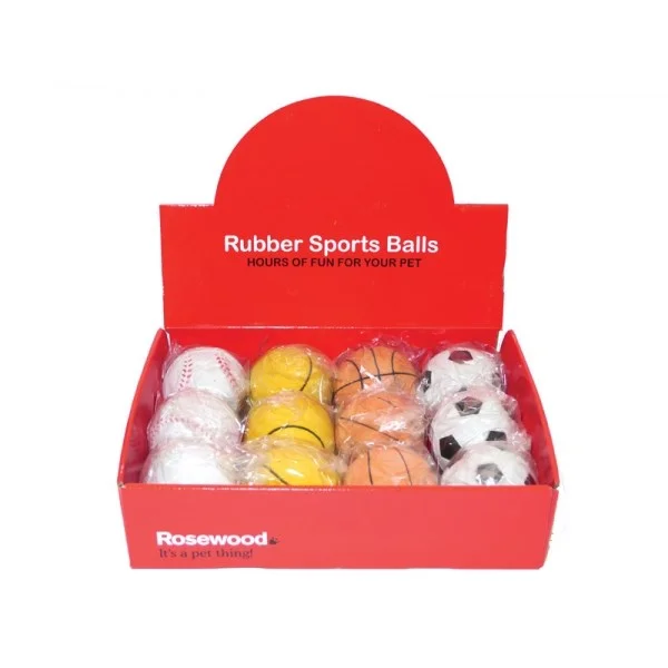  -Cost-effective pet toy recommendationsM-PETS Dog Toy Rubber SPORTS Ball