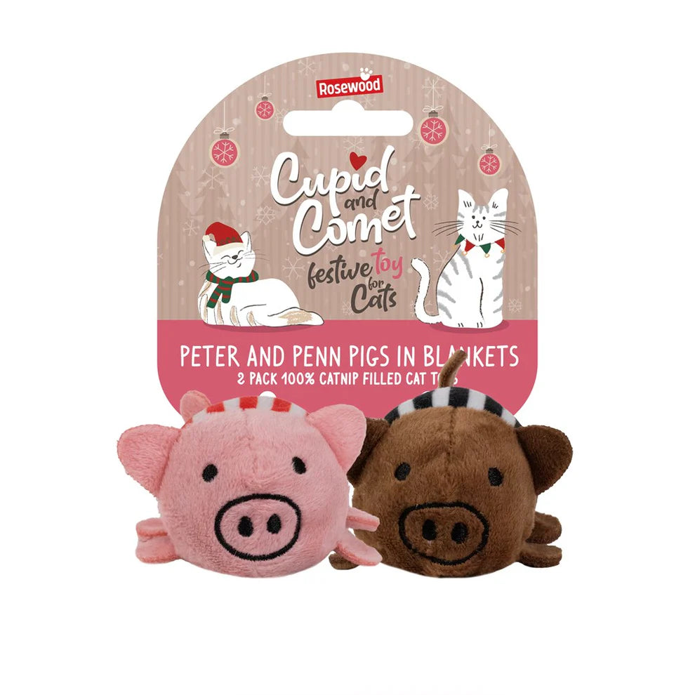 - Environmentally friendly pet toy recommendationsRosewood Cat Toy - Peter and Penn Pigs in Blankets - Environmentally friendly pet toy recommendationsRosewood Cat Toy - Peter and Penn Pigs in Blankets