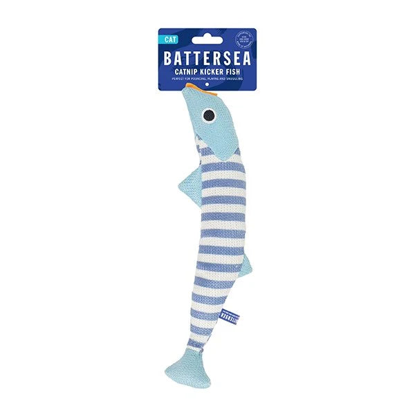  -Bite-resistant dog toy recommendationsRosewood Cat Toy BATTERSEA CATNIP KICKER FISH (STRIPE)