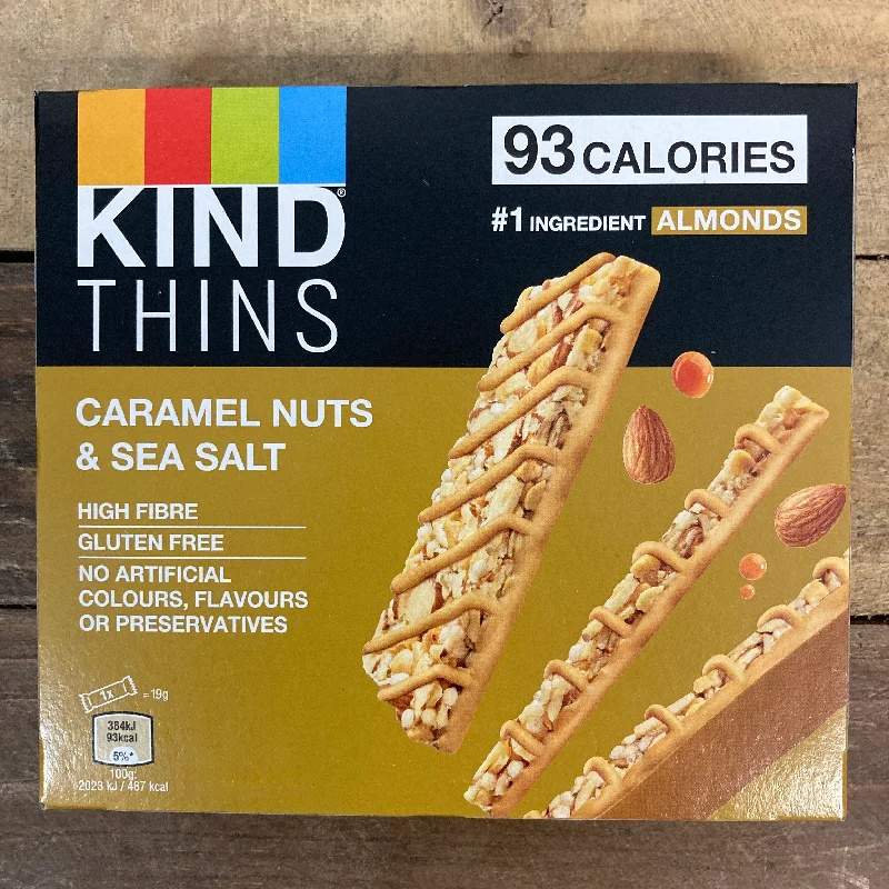 - Car dog seat belt12x Kind Thins Caramel Nuts & Sea Salt Bars (3 Packs of 4x19g)