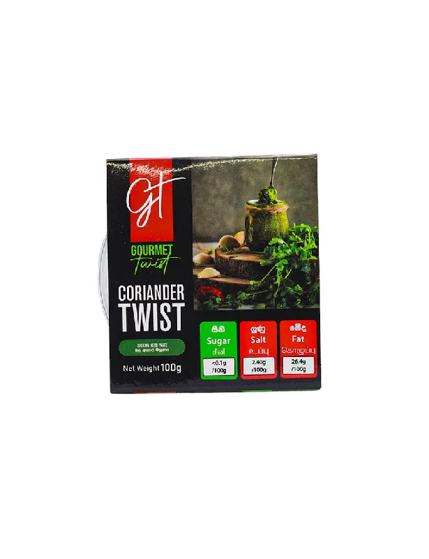 - Air box TSA certified check-inGOURMET Twist Coriander, 100g