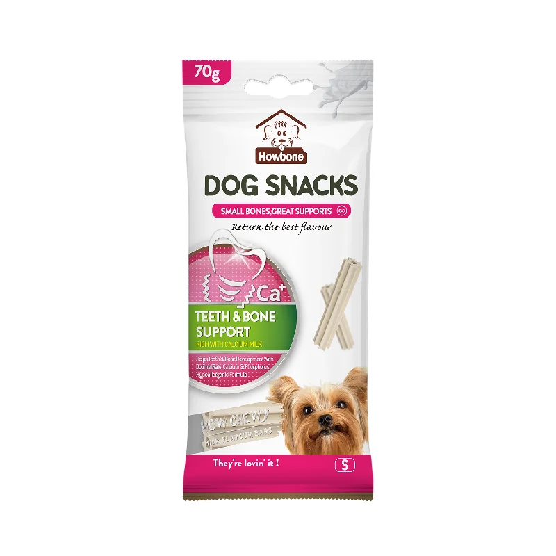  -Chicken-flavored dog foodHOWBONE Dog Snacks How Chewy Small Milk flavor Teeth & Bone support bars