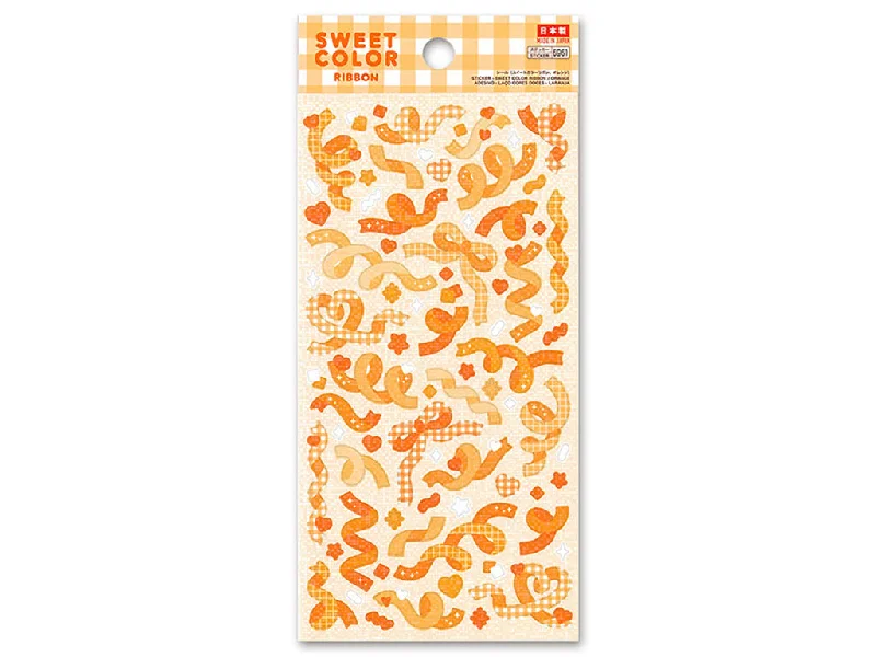 - Winter dog thick down jacketSTICKER - SWEET COLOR RIBBON / ORANGE