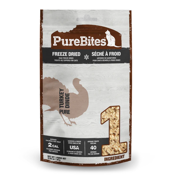    - Fish-based cat food  Purebites Cat Turkey