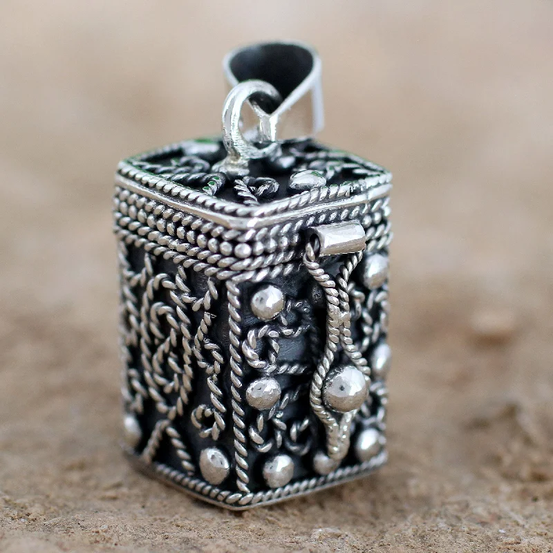 - Pet vitamin complex nutrition tabletsPrayer Box Square Locket Pendant Artisan Crafted Silver Jewelry - Pet vitamin complex nutrition tabletsPrayer Box Square Locket Pendant Artisan Crafted Silver Jewelry