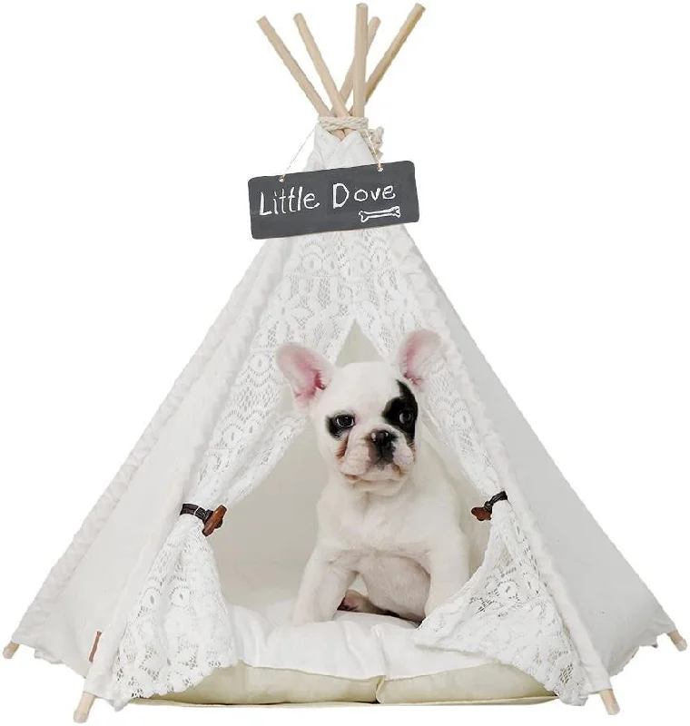 - Pet tear stain cleaning wipesPet Teepee Dog(Puppy) & Cat Bed - Portable Pet Tents & Houses for Dog(Puppy) & Cat Lace Style 24 Inch No Cushion - Pet tear stain cleaning wipesPet Teepee Dog(Puppy) & Cat Bed - Portable Pet Tents & Houses for Dog(Puppy) & Cat Lace Style 24 Inch No Cushion
