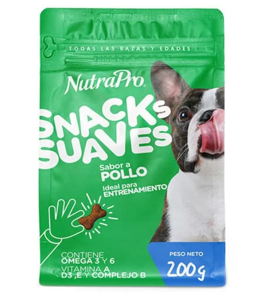 - Organic cotton dog bibsNutrapro Snack Suaves Perro Pollo 200 Gr