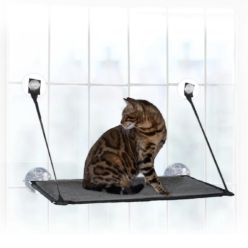 - Automatic induction pet water dispenserEZ Mount Window Kitty Sill - Single Level