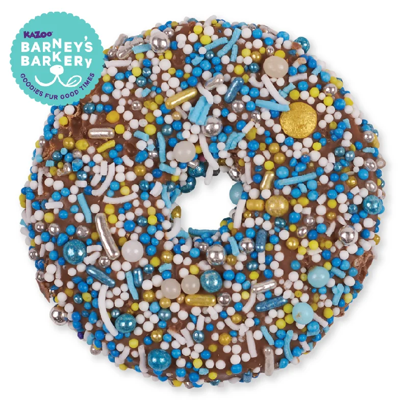 - ​​Christmas pet Christmas clothingDog Donut Biscuit - Blue