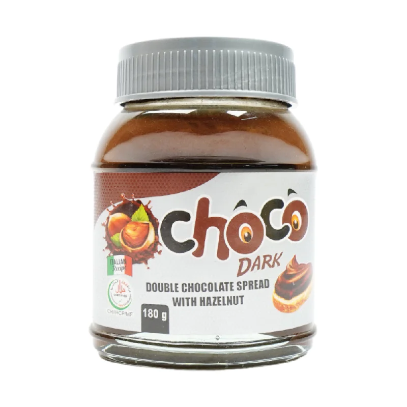 - Air box TSA certified check-inCHOCO DOUBLE CHOCOLATE SPREAD WITH HAZELNUT 180 GM