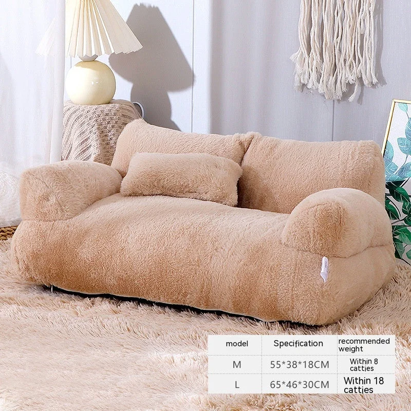 - Automatic temperature adjustment cat bedLuxury Cat Bed Sofa Winter Warm Cat Nest Pet Bed for Small Medium Dogs Cats Comfortable Plush Puppy Bed Pet Supplies - Automatic temperature adjustment cat bedLuxury Cat Bed Sofa Winter Warm Cat Nest Pet Bed for Small Medium Dogs Cats Comfortable Plush Puppy Bed Pet Supplies