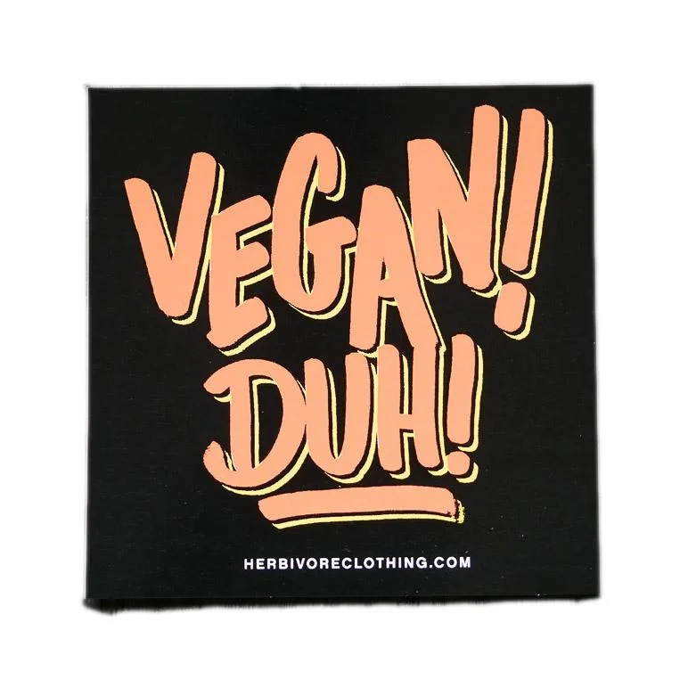 - Cat hair ball removal and hair removal creamCLEARANCE - Herbivore Clothing Co 'Vegan Duh' Coral Sticker