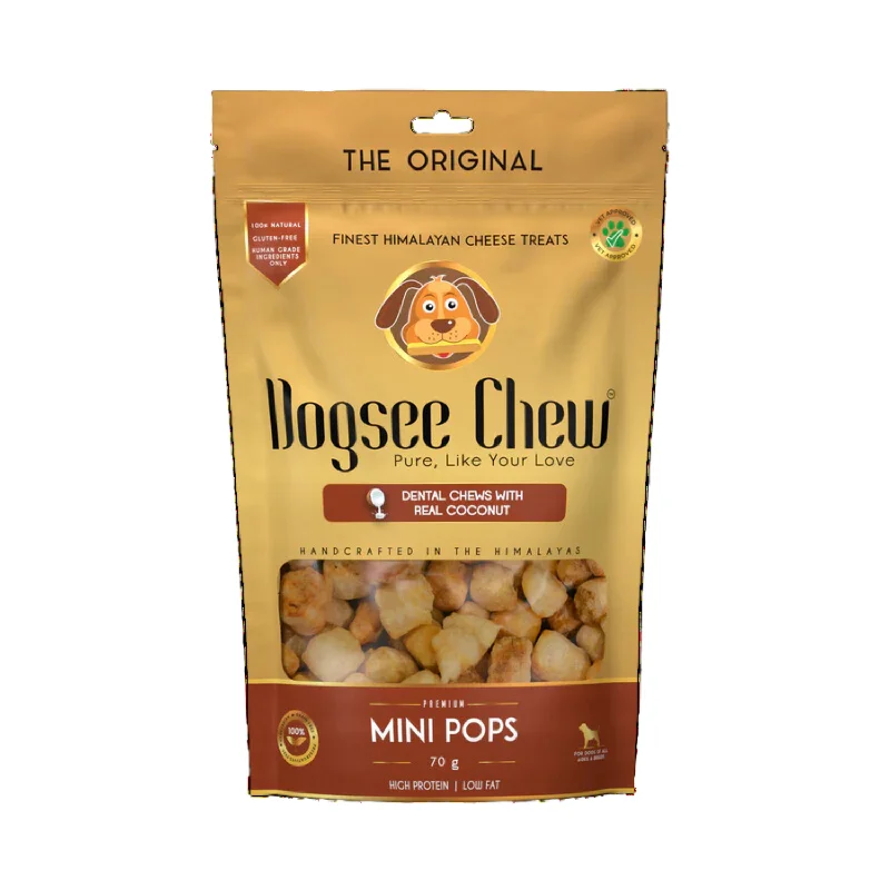 - Food for picky dogsDogsee Chew Mini Pops Dental Chews with Real Coconut