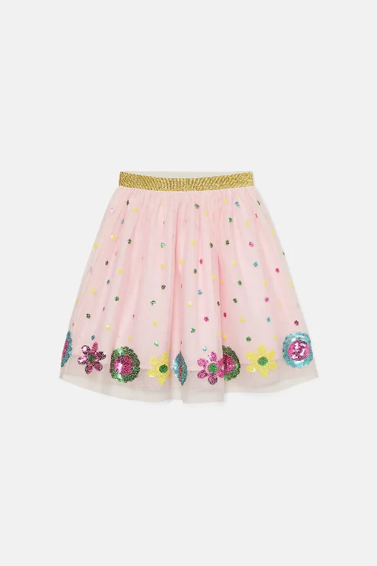 - ​​Christmas pet Christmas clothingSequin Floral Kids Skirt