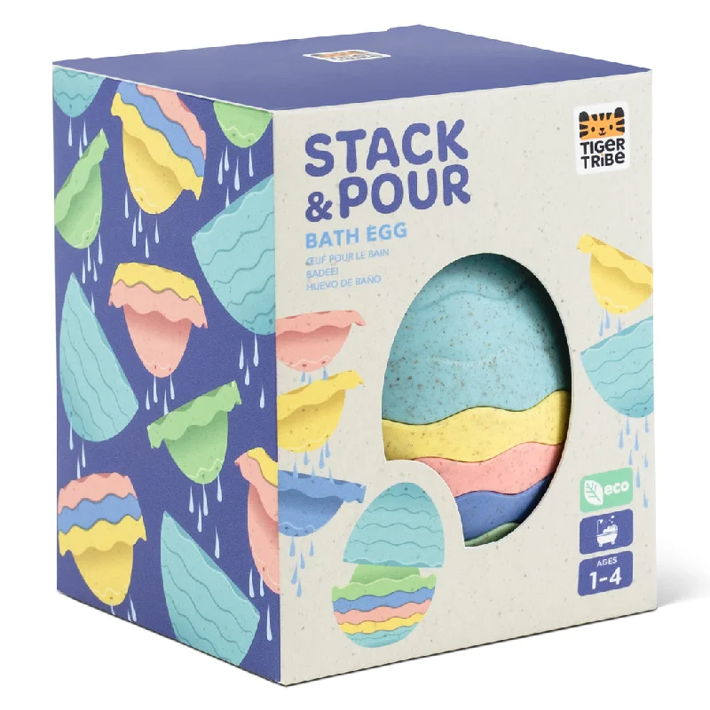 - Smart cat litter box with automatic cleaningBath Egg - Stack + Pour Eco