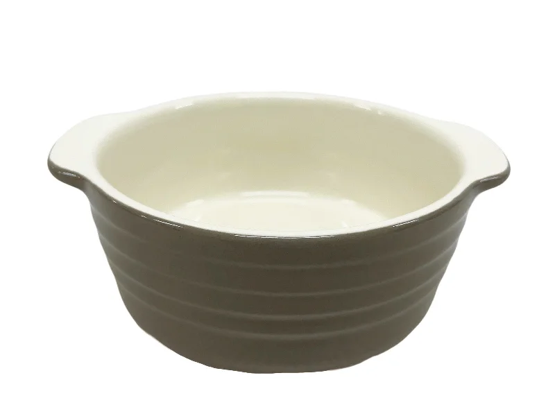 - Winter warm clothes for short-haired dogsRound Baking Dish - French Style - Shade - Gray - 4.92in - 12.5cm