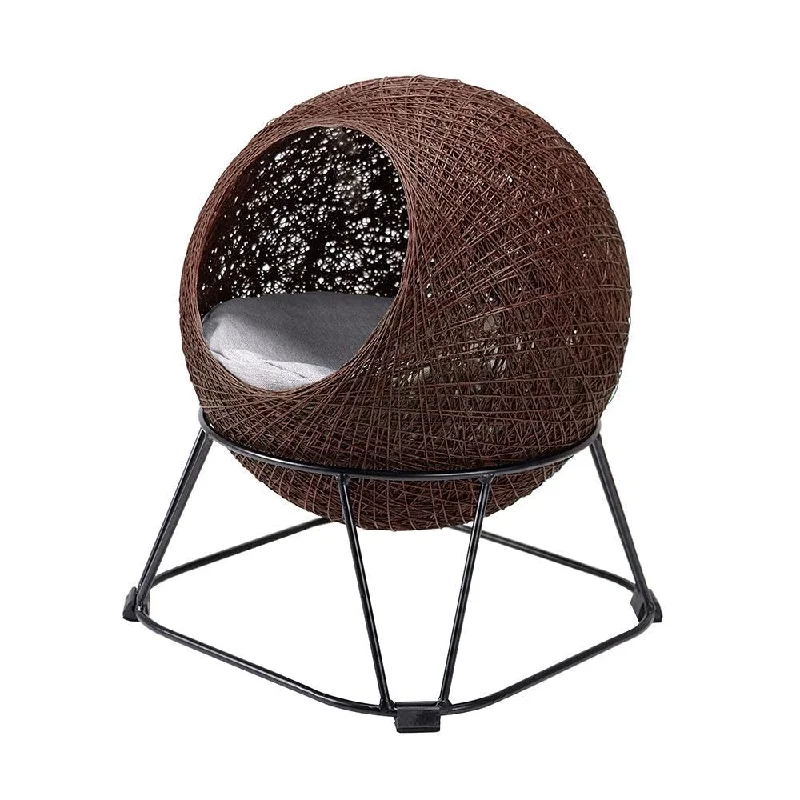 - Pet toys under yuanIbiyaya Zentangle New & Improved Pet Cave Cat Bed with Cushion - Brown - Pet toys under yuanIbiyaya Zentangle New & Improved Pet Cave Cat Bed with Cushion - Brown