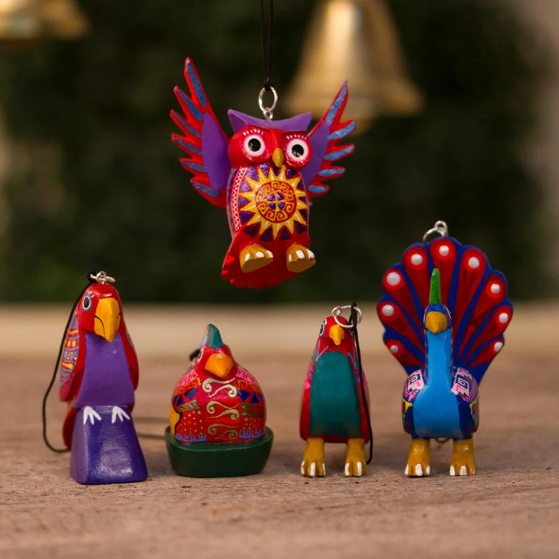 - Cat anti-jump window safety netMagic Birds Hand-Painted Wood Alebrije Bird Ornaments (Set of 5) - Cat anti-jump window safety netMagic Birds Hand-Painted Wood Alebrije Bird Ornaments (Set of 5)