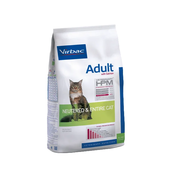 ---Virbac Adult With Salmon Neutered & Entire Cat