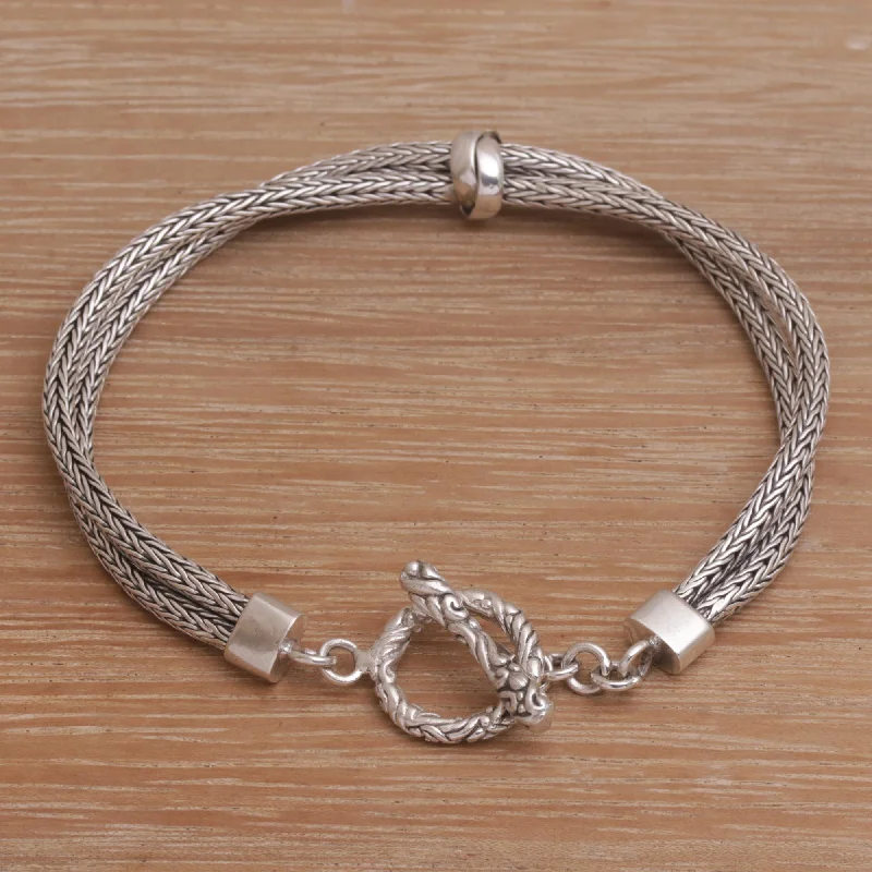 - Durable nylon dog leash wholesaleWithout End Sterling Silver Double Strand Chain Bracelet from Bali - Durable nylon dog leash wholesaleWithout End Sterling Silver Double Strand Chain Bracelet from Bali