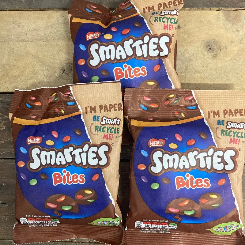 - Solid wood cat climbing frame customized3x Smarties Bites (Buttons) Milk Chocolate Sharing Pouches (3x90g)