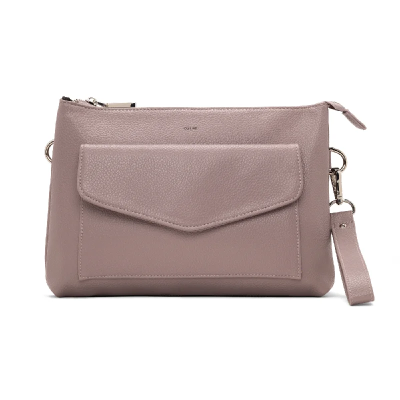 - Postoperative pet anti-licking Elizabethan collarCLEARANCE - Co-Lab Kris Double Clutch Crossbody Bag - Dusty Mauve