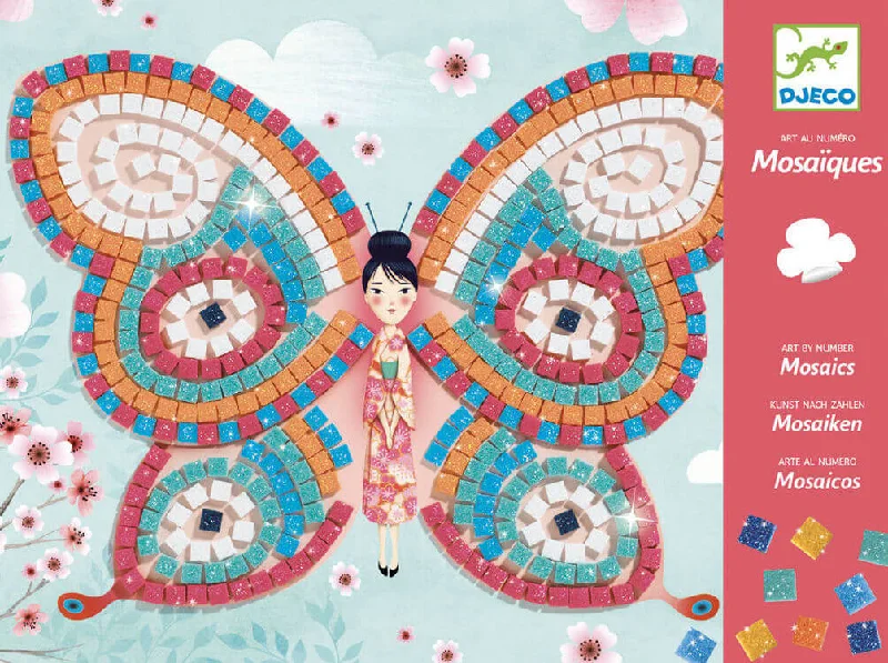  -Non-contact cat thermometerDjeco Craft | Mosaics Butterflies