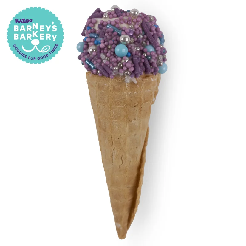 - Postoperative pet anti-licking Elizabethan collarDog Ice Cream Cone - Purple