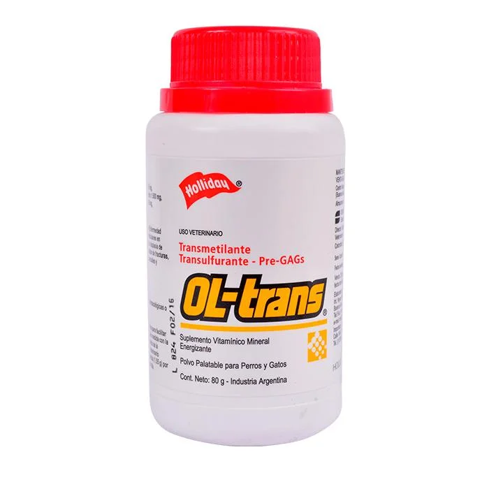 - Postoperative pet anti-licking Elizabethan collarOl Trans Transmetilante x 80 Gr