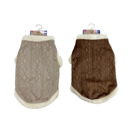  -Anti-slip claw protection raincoat FOR dogsPet Clothing -Large - Embossed - Knit Design