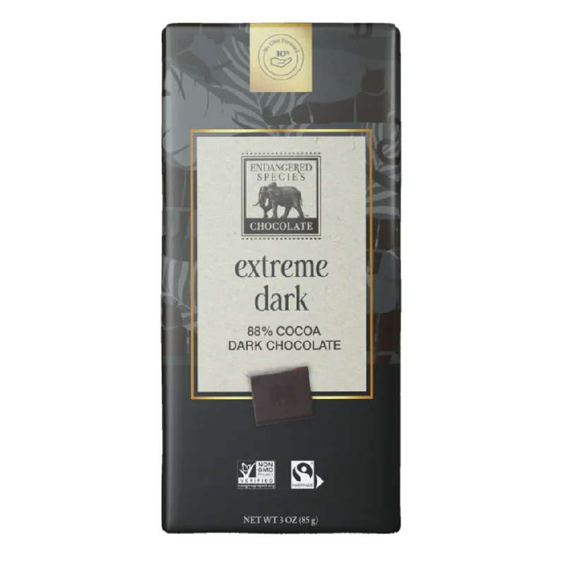 -Anti-scratch scratching board AND cat bed in oneEndangered Species 88% Extreme Dark Chocolate Bar - 85g -Anti-scratch scratching board AND cat bed in oneEndangered Species 88% Extreme Dark Chocolate Bar - 85g