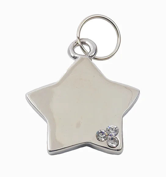  -Anti-slip claw protection raincoat FOR dogsLuxury Silver Star Designer Dog Tag