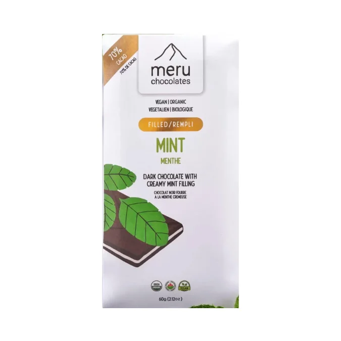  -Non-contact cat thermometerMeru Chocolates Mint Filled Chocolate Bar - 60g