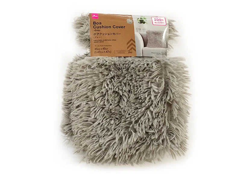 - Postoperative pet anti-licking Elizabethan collarBoa Cushion Cover Grey 45cm x 45cm