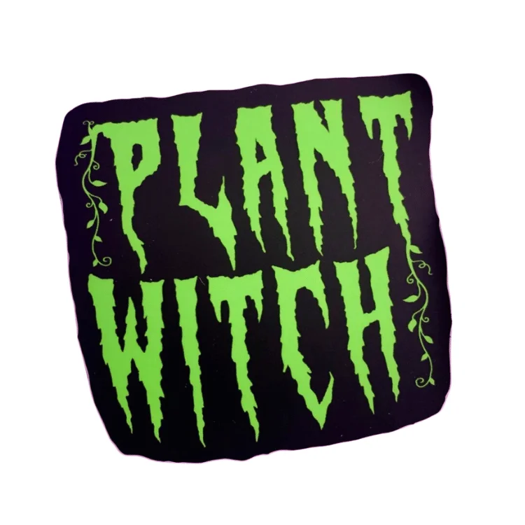 ---Vegan Power Co 'Plant Witch' Sticker