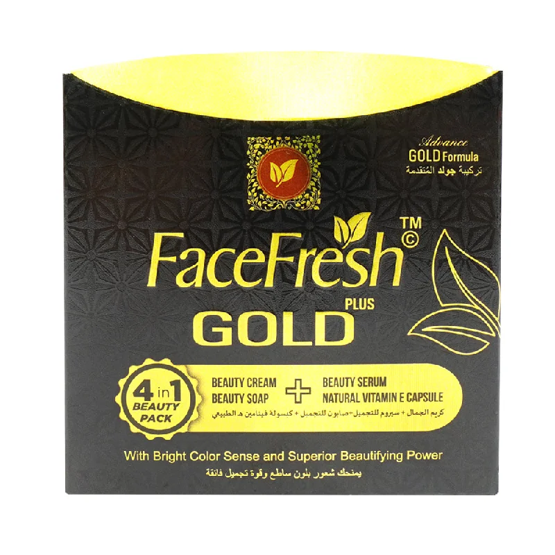 - Natural latex pet mattressFACE FRESH GOLD 04 IN 01 BEAUTY PACK