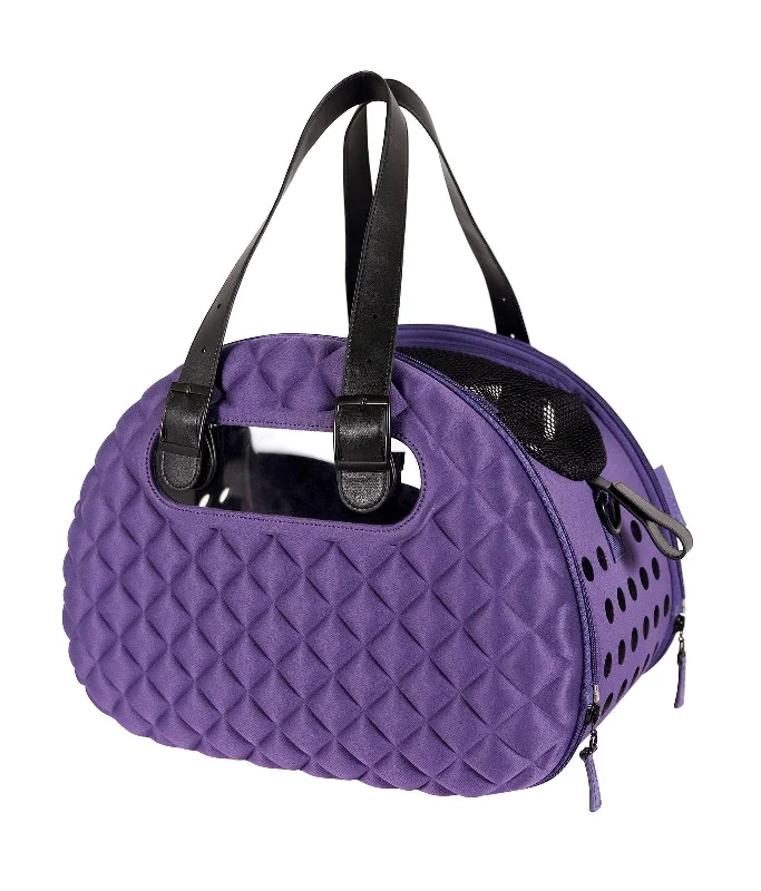 - Pet toys under yuanIbiyaya Collapsible Pet Carrier with Shoulder Strap - Diamond Deluxe Purple - Pet toys under yuanIbiyaya Collapsible Pet Carrier with Shoulder Strap - Diamond Deluxe Purple