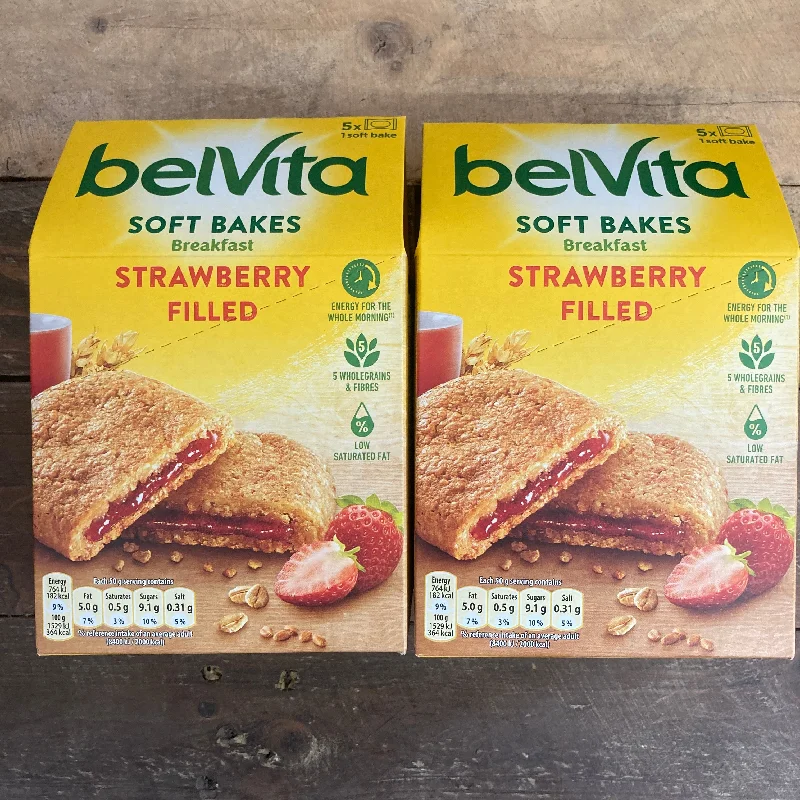 - Car dog seat belt10x Belvita Soft Bakes Strawberry Filled Biscuits (2 Packs of 5x50g)