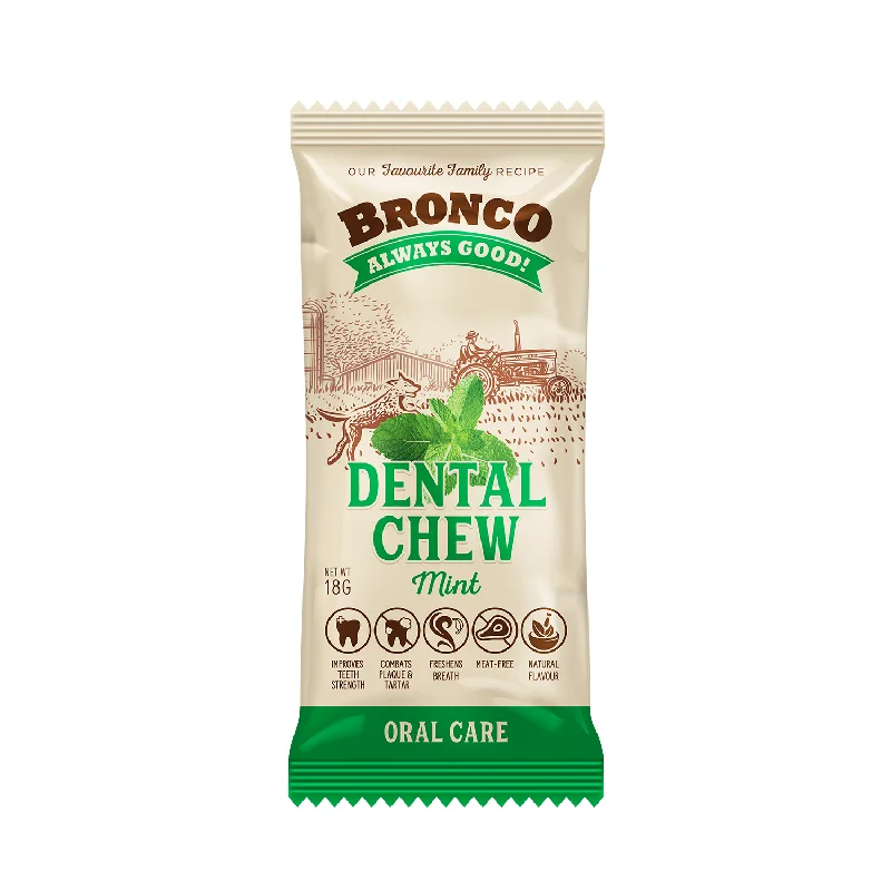 - Dog food recommendations for multi-dog householdsBronco Mint Dental Chew Dog Treat