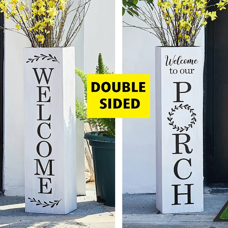 White Welcome&Porch