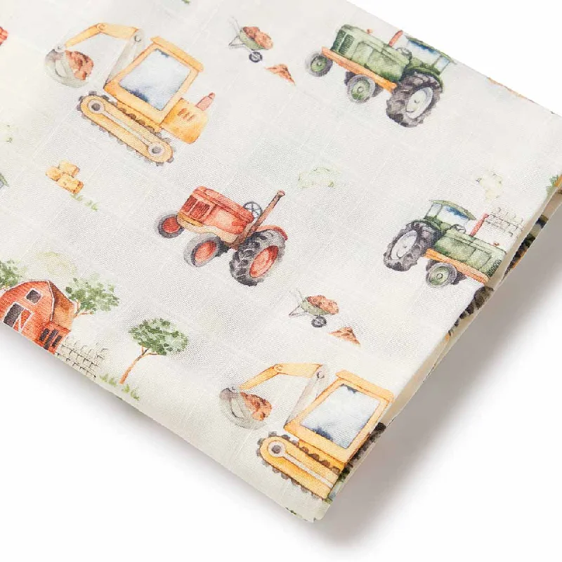 - Air box TSA certified check-inOrganic Muslin Wrap | Diggers & Tractors