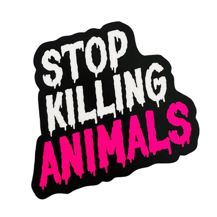 - Pet fence foldable indoorVegan Power Co 'Stop Killing Animals' Sticker