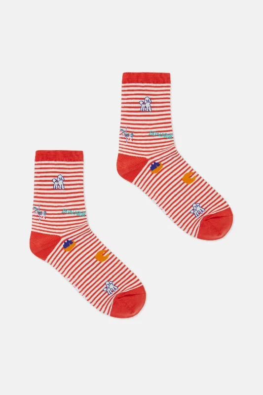 - Pet monitor with cameraRendez Vous Stripe Socks