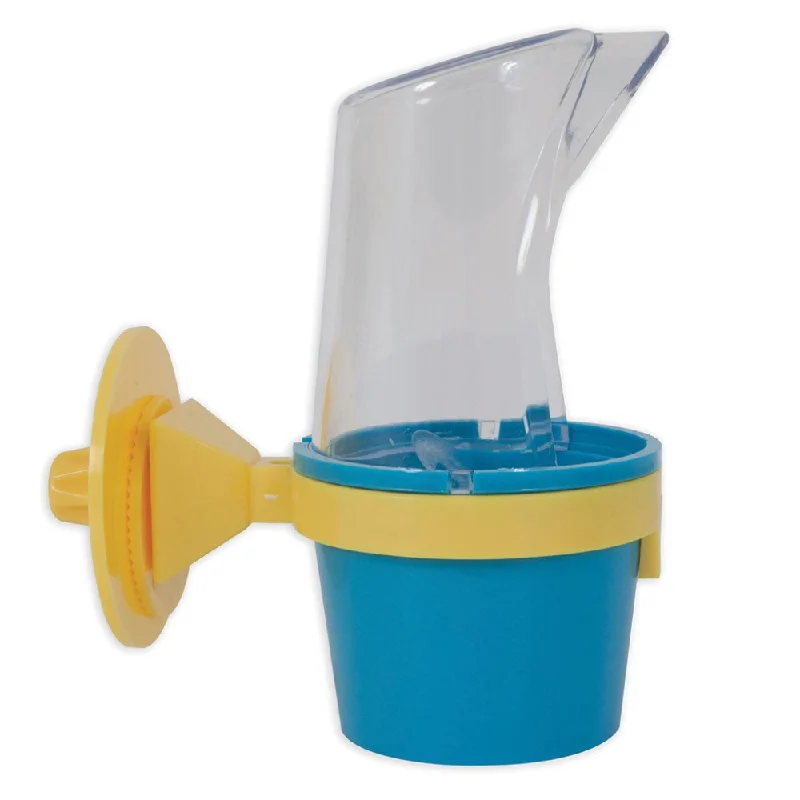 - Pet stroller can be taken on the planeJW Insight Clean feed Cup & Water Cup for Brids (Blue/Yellow)